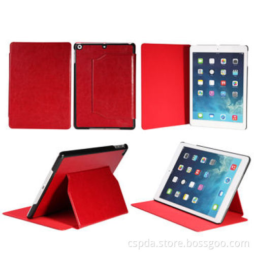 PU Leather Stand Cases for iPad Air, OEM Colors and Materials Available